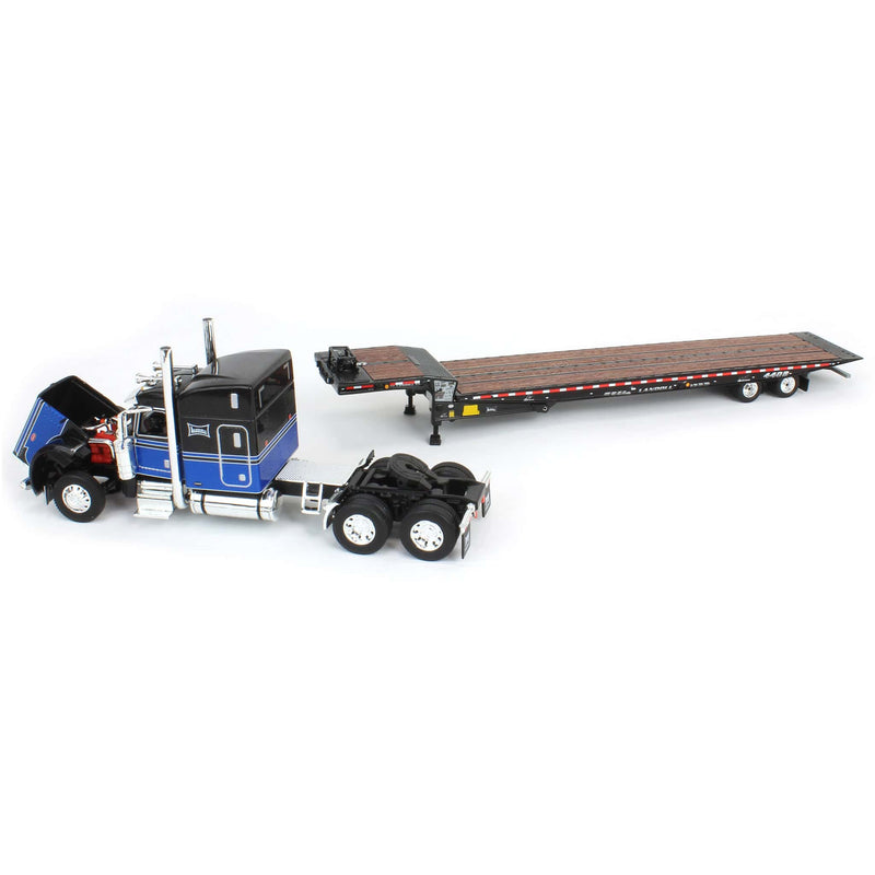 1/64 Peterbilt 389 with Landoll 440 Series Traveling Axle Trailer, Landoll Semi Replica