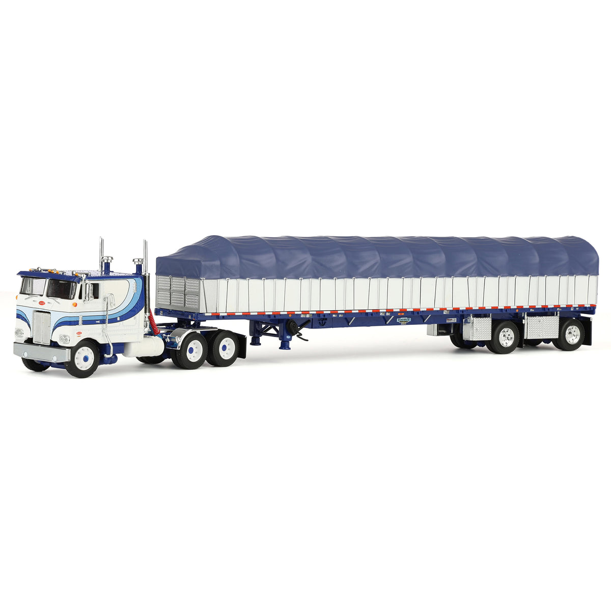 ピータービルト 352 ウィズ/ビンテージローボーイ・トレーラー /コイルロード 60-2057 DCP 1/64 Peterbilt 352 COE Semi Truck with Wilson