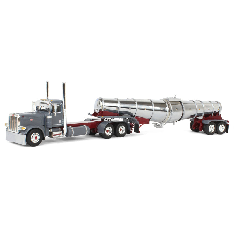 1/64 Peterbilt 389 with Polar Deep Drop Tanker, North Coast Wine, DCP by First Gear Dealer Exclusive