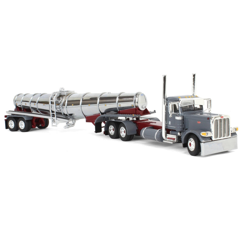 1/64 Peterbilt 389 with Polar Deep Drop Tanker, North Coast Wine, DCP by First Gear Dealer Exclusive