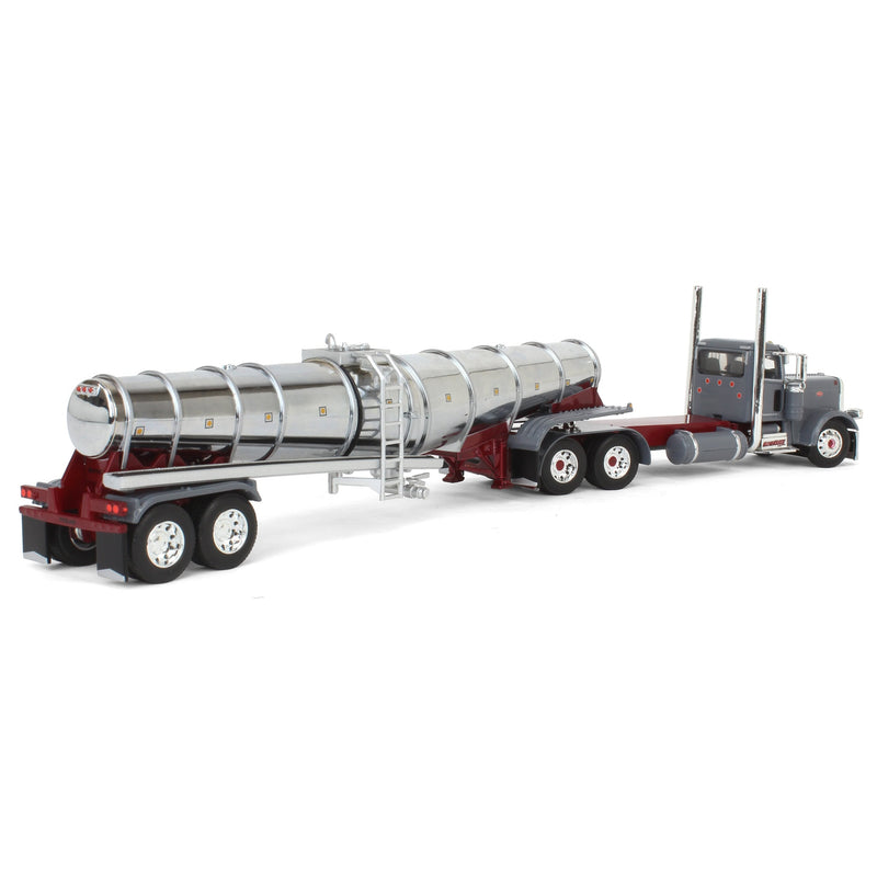 1/64 Peterbilt 389 with Polar Deep Drop Tanker, North Coast Wine, DCP by First Gear Dealer Exclusive