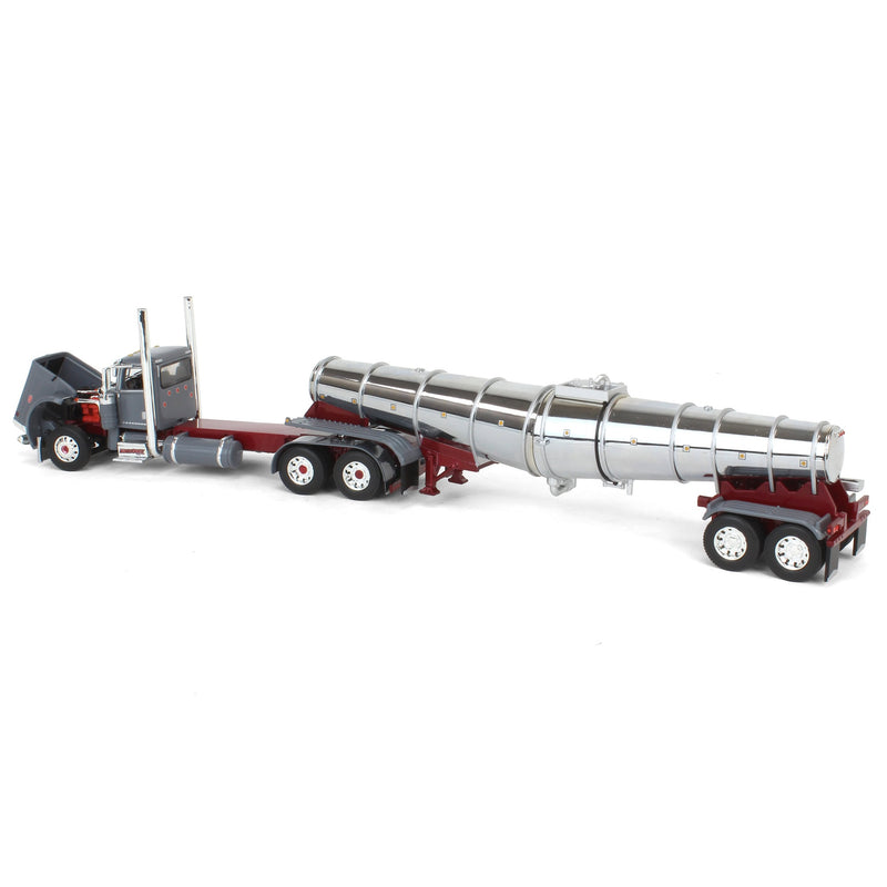 1/64 Peterbilt 389 with Polar Deep Drop Tanker, North Coast Wine, DCP by First Gear Dealer Exclusive