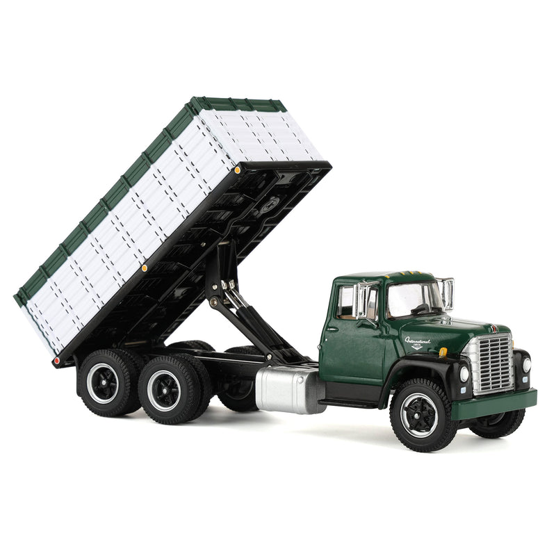 1/64 International Loadstar Grain Truck with Tandem Axle, Green & White, DCP by First Gear