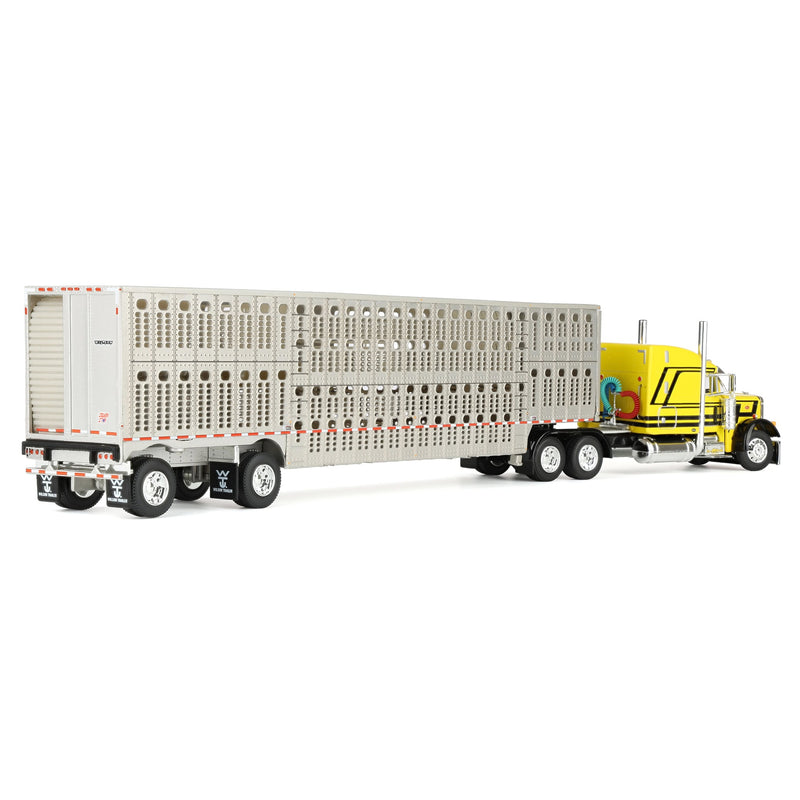 1/64 Peterbilt 379 with Wilson Silverstar Livestock Trailer, Harrison Trucking, DCP by First Gear Dealer Exclusive