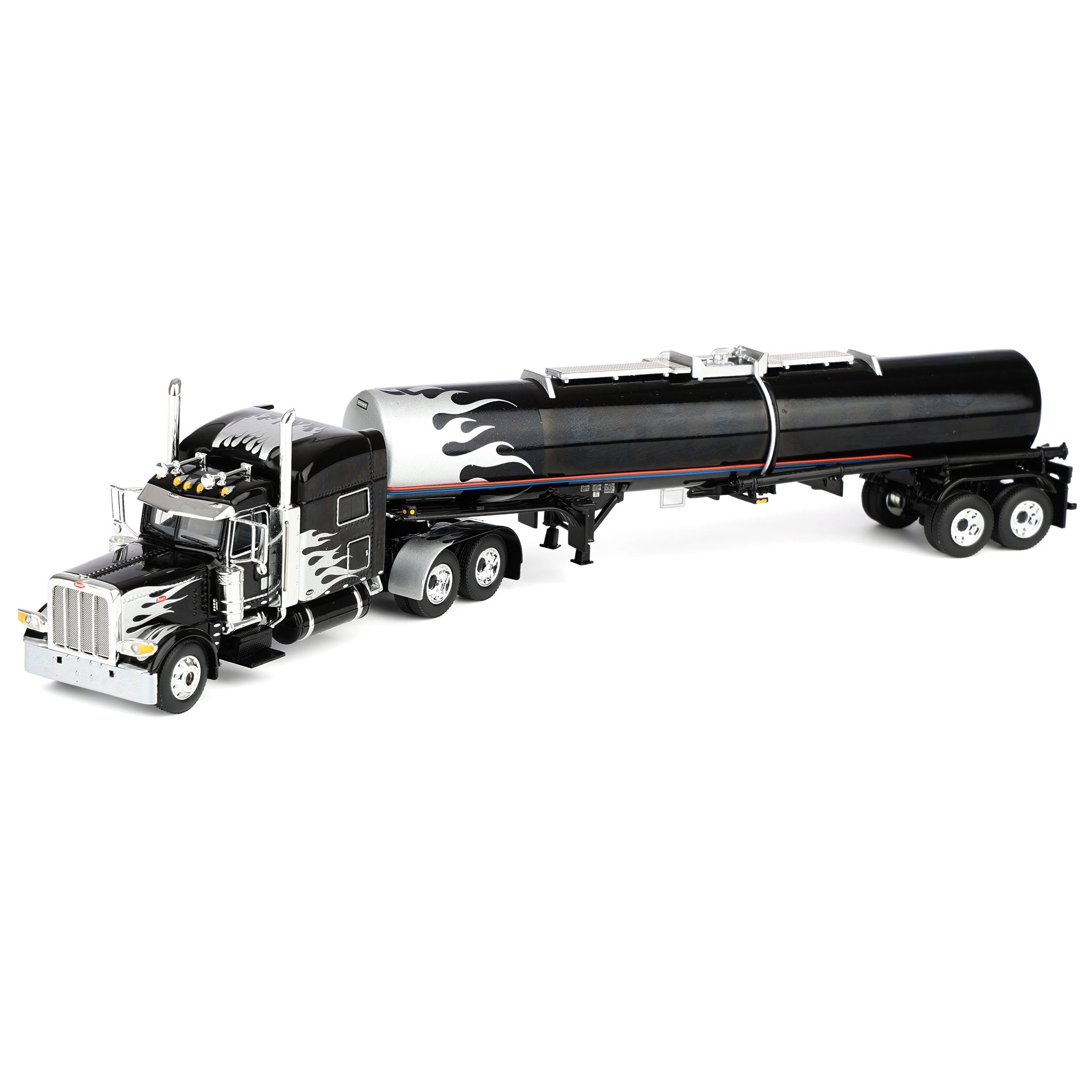 DCP1/64 Peterbilt389 アメリカトラック野郎 デコトラミニカー DCP 1/64 Gold Black Peterbilt 389 Semi Truck Farm Toy | eBay