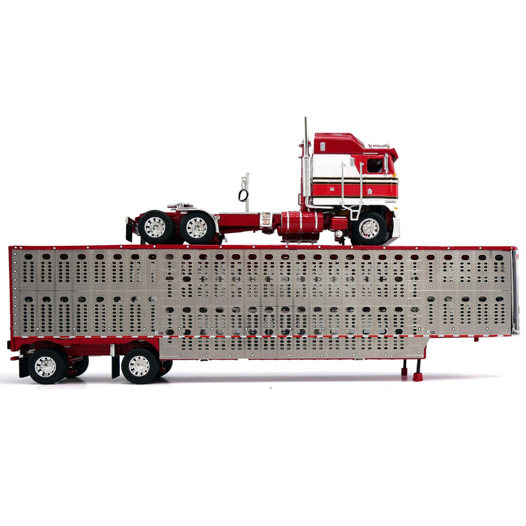 SW 1/64 KAMA フラットベッドトレーラー（Ken Block 43 号 SW 1/64 Scale Ford F-150 HOONITRUCK 1977 Diecast car Model Toy