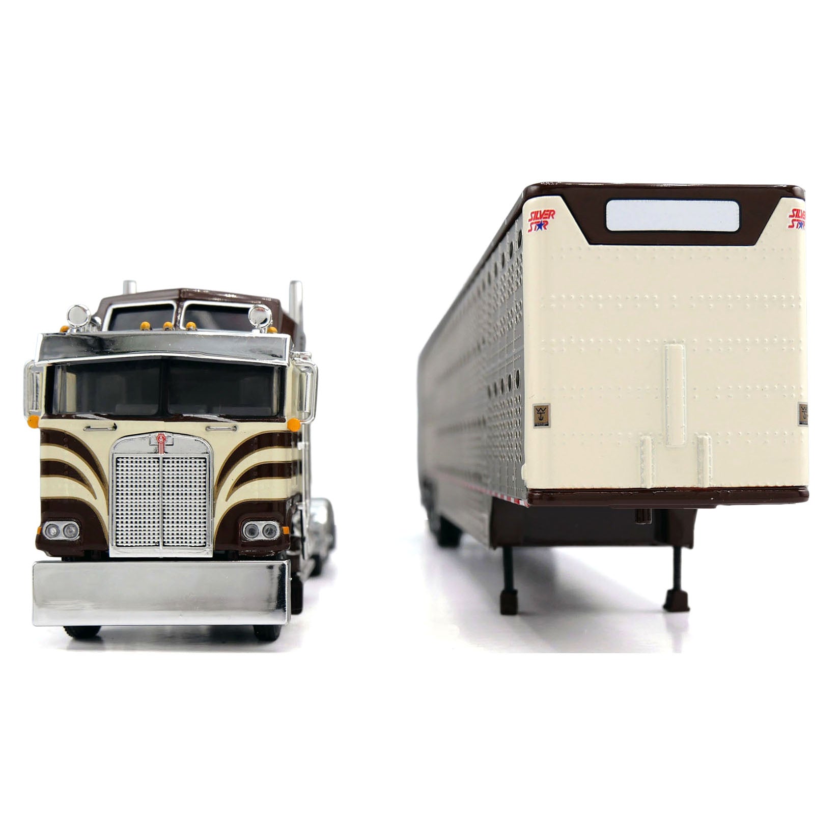 1/64 Kenworth K100 COE Semi Truck with Wilson Spread Axle