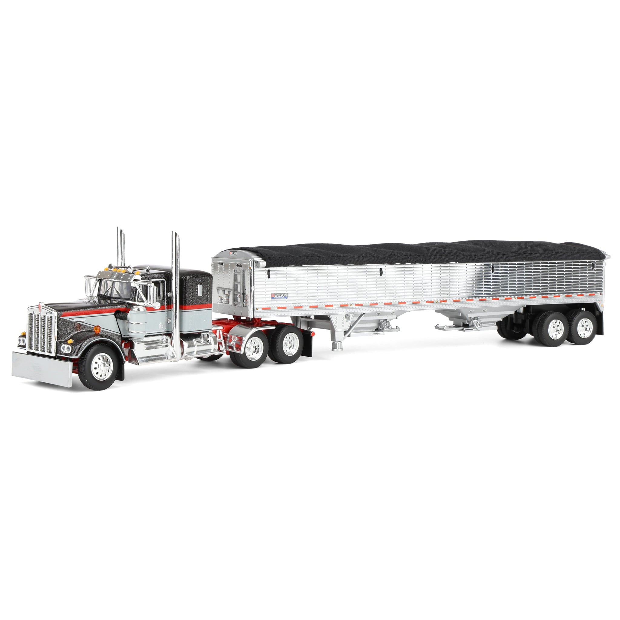 60-2137 DCP 1/64 Kenworth W900A Semi Truck with 43ft Wilson