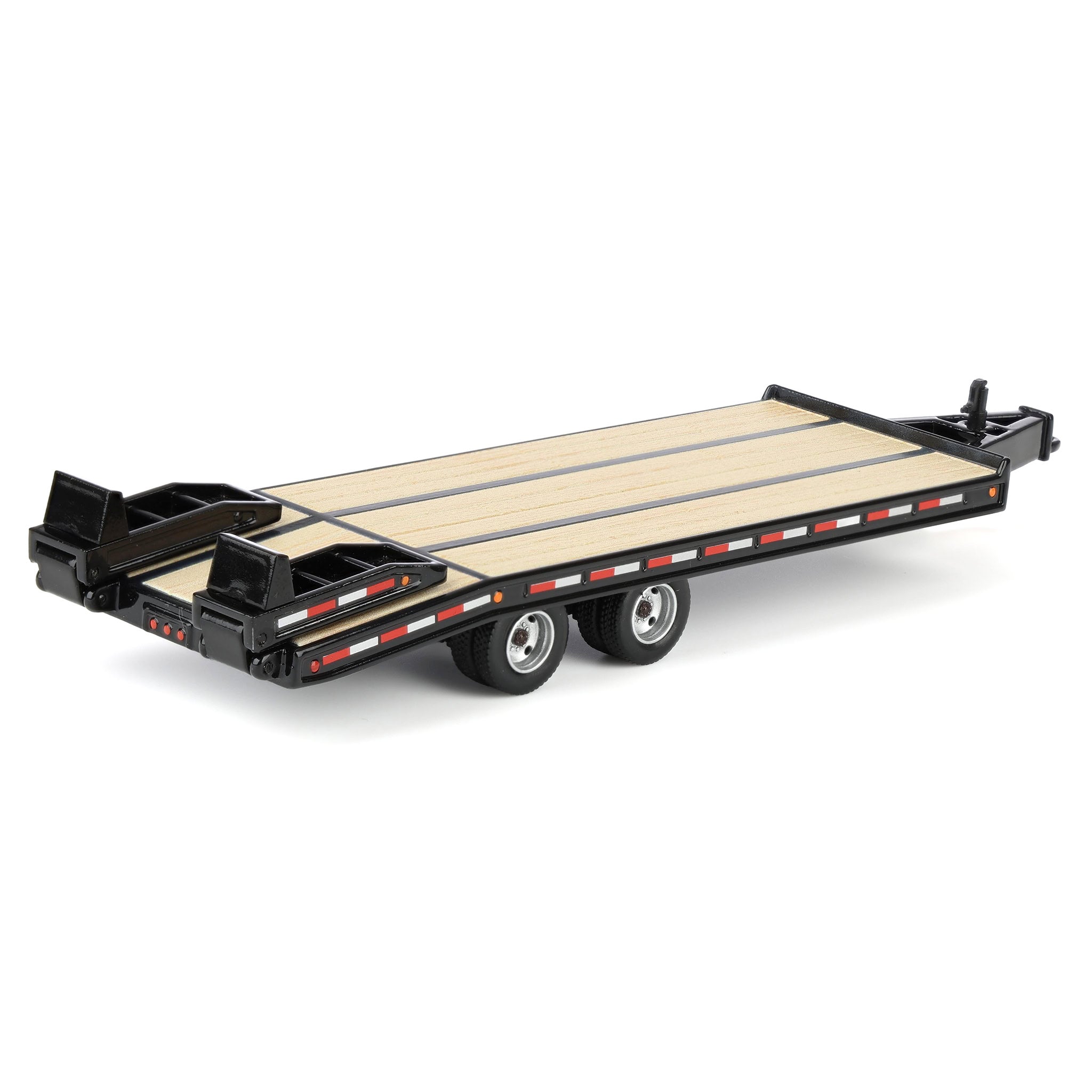 60-2141 DCP 1/64 Beavertail Equipment Trailer (Black with White