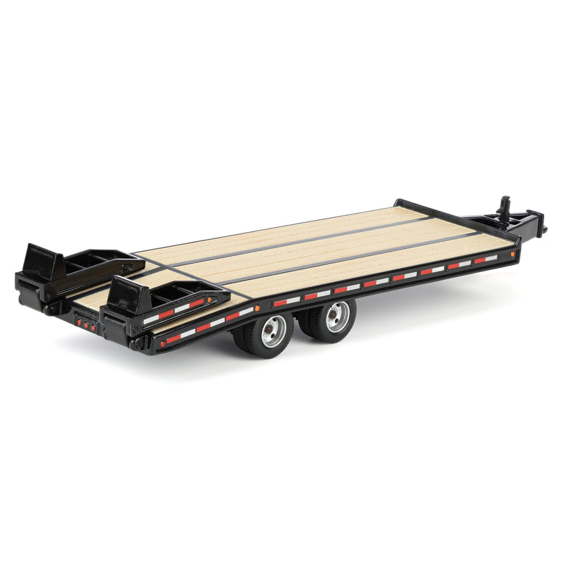 1/64 Beavertail Equipment Trailer (Black with White Rims), DCP by First Gear, Outback Toys Exclusive