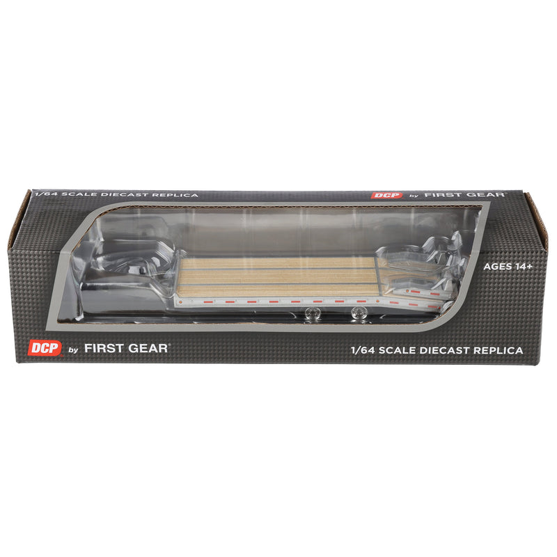 1/64 Beavertail Equipment Trailer (Silver with Chrome Rims), DCP by First Gear, Outback Toys Exclusive