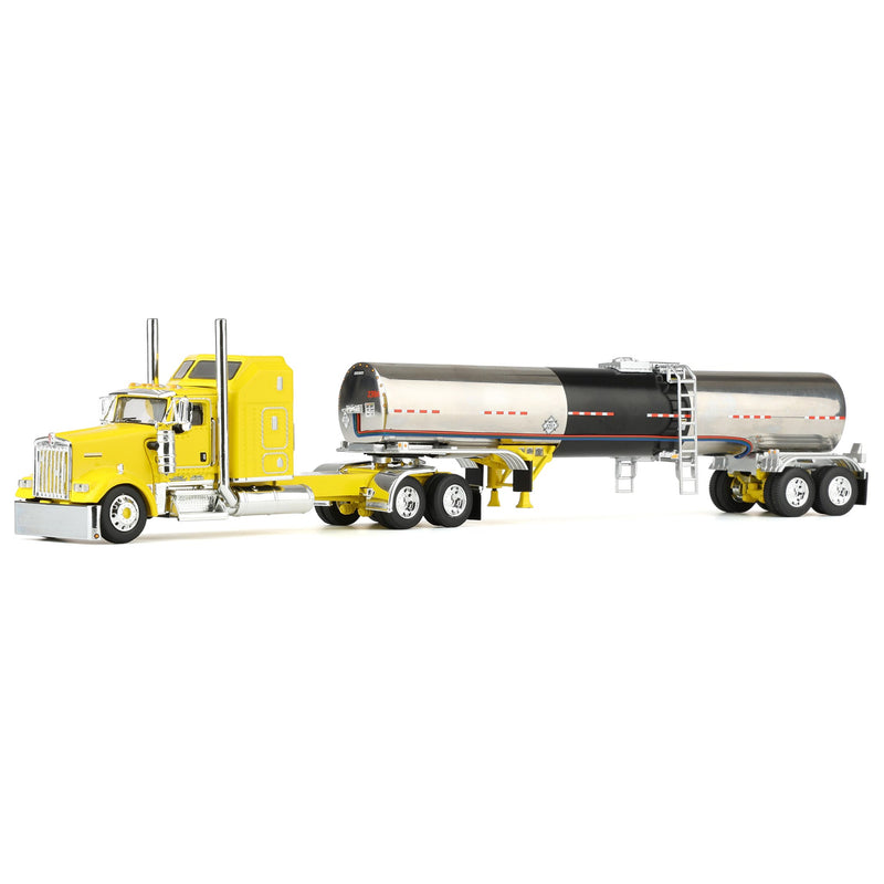 1/64 Kenworth W900L Semi with Brenner Tanker, Double C Transport, DCP by First Gear Dealer Exclusive
