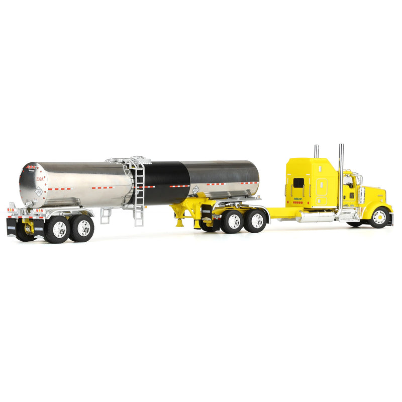 1/64 Kenworth W900L Semi with Brenner Tanker, Double C Transport, DCP by First Gear Dealer Exclusive