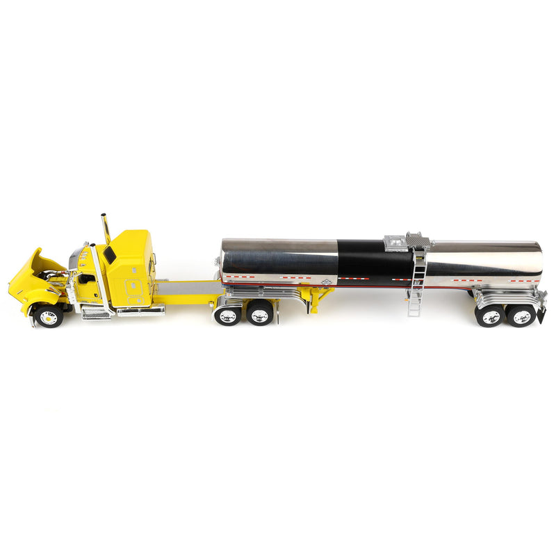 1/64 Kenworth W900L Semi with Brenner Tanker, Double C Transport, DCP by First Gear Dealer Exclusive