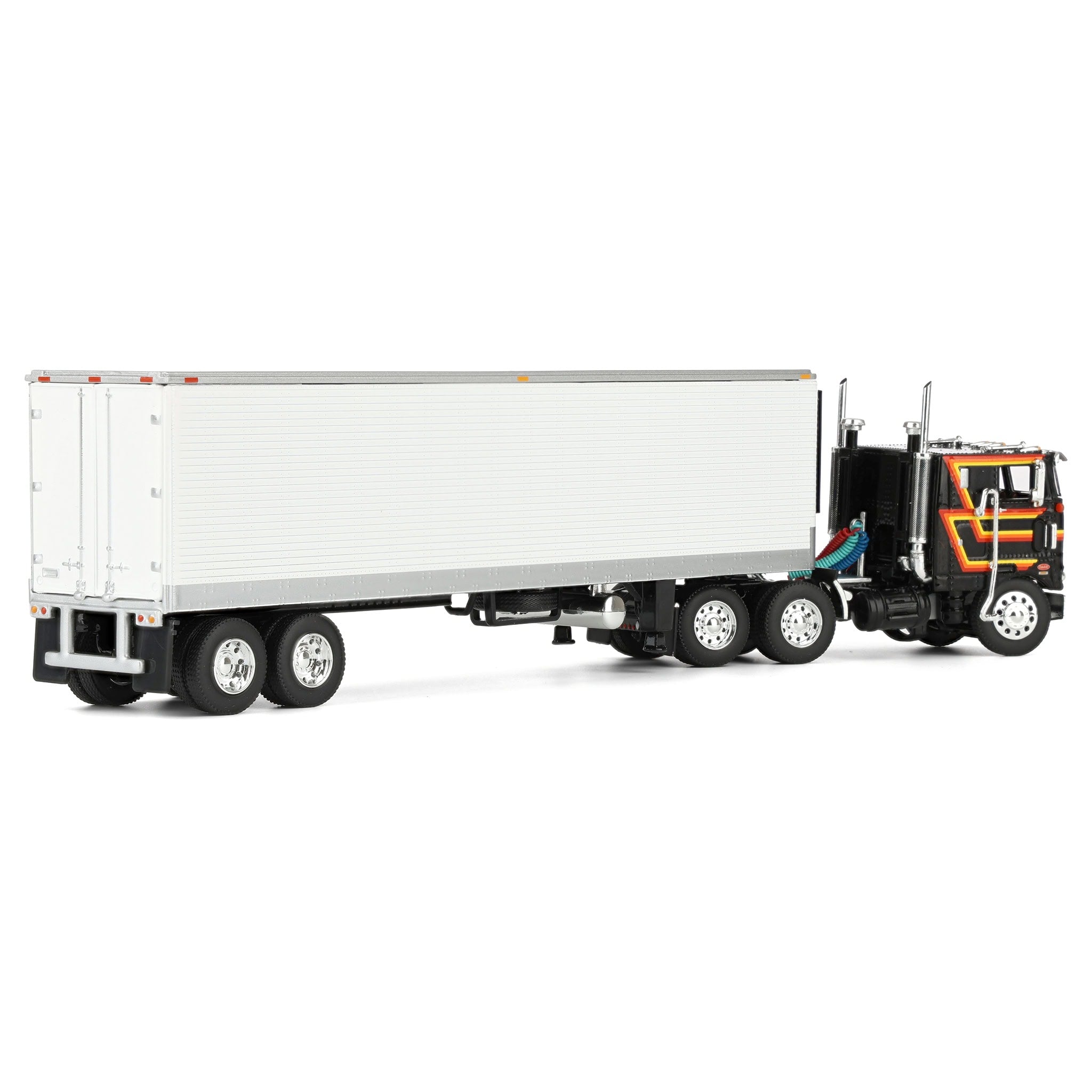 60-2156 DCP 1/64 Black Peterbilt 352 COE 86in Sleeper with White