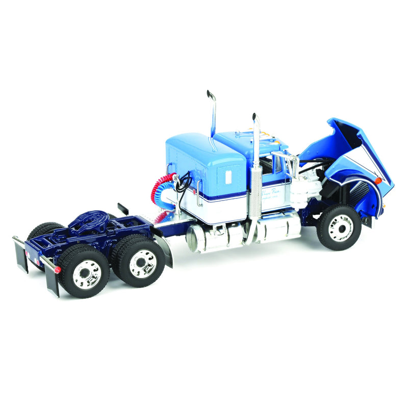 1/64 Kenworth W900A Semi Truck with Heil 3-Hopper Pneumatic Tanker, Shupe Bros Trucking, DCP by First Gear