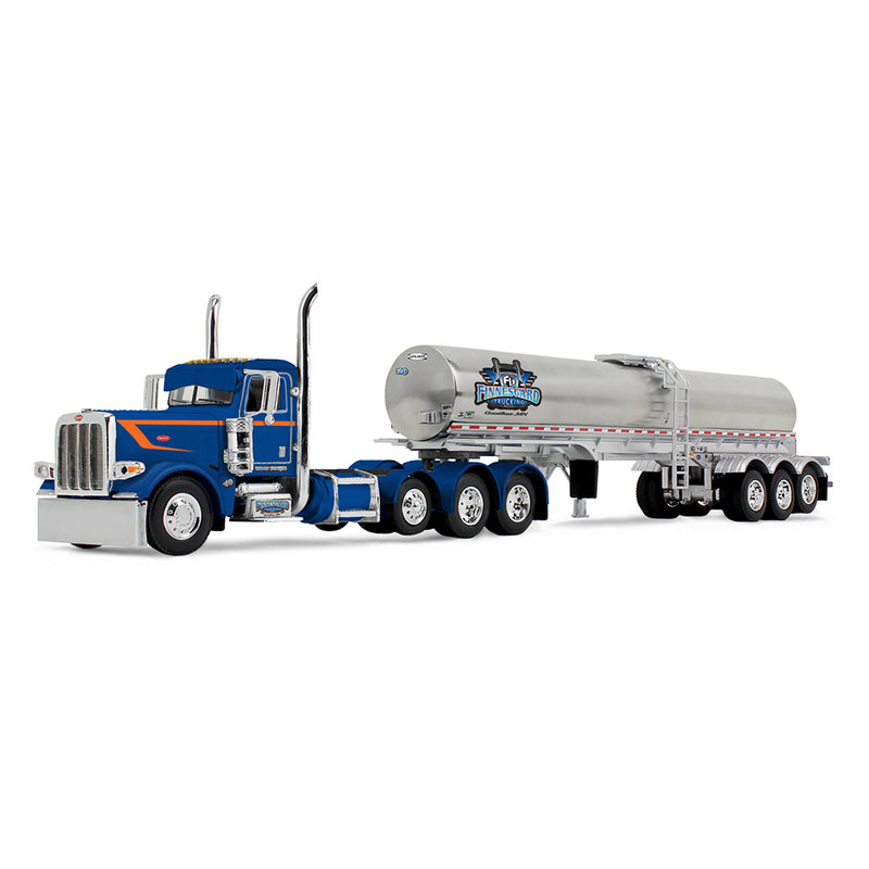 1/64 Peterbilt 389 Semi Truck with Walker Food Grade Tank Trailer, Finnesgard Trucking, DCP by First Gear