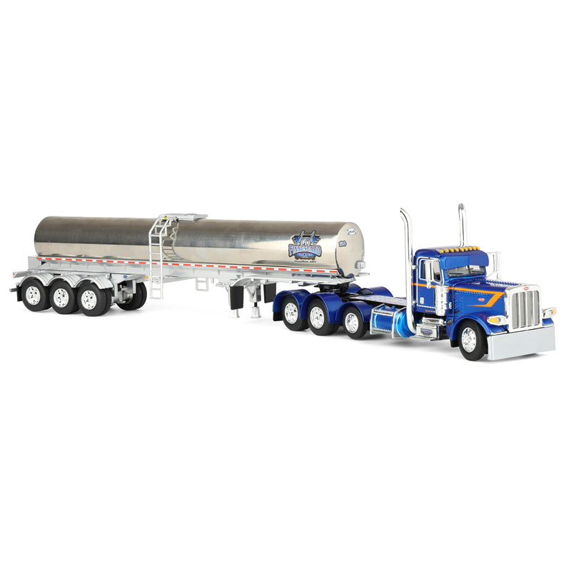 1/64 Peterbilt 389 Semi Truck with Walker Food Grade Tank Trailer, Finnesgard Trucking, DCP by First Gear