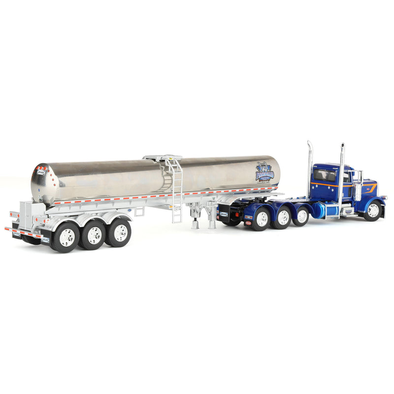 1/64 Peterbilt 389 Semi Truck with Walker Food Grade Tank Trailer, Finnesgard Trucking, DCP by First Gear