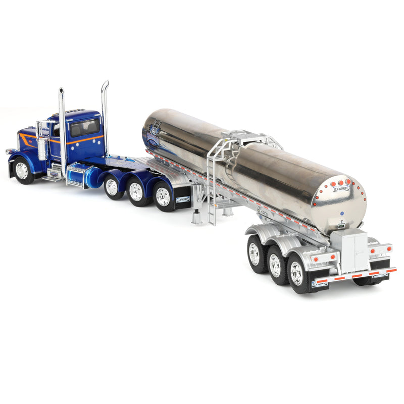 1/64 Peterbilt 389 Semi Truck with Walker Food Grade Tank Trailer, Finnesgard Trucking, DCP by First Gear