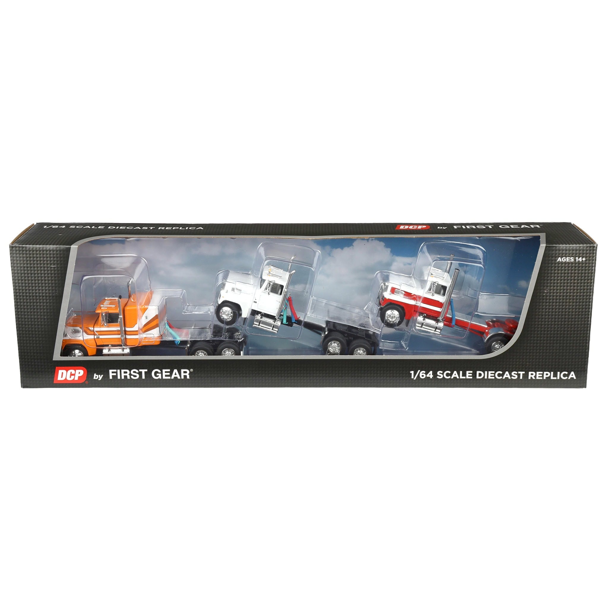 1/64 Ford LTL 9000 Trucks Trio Set, DCP by First Gear — Outback Toys