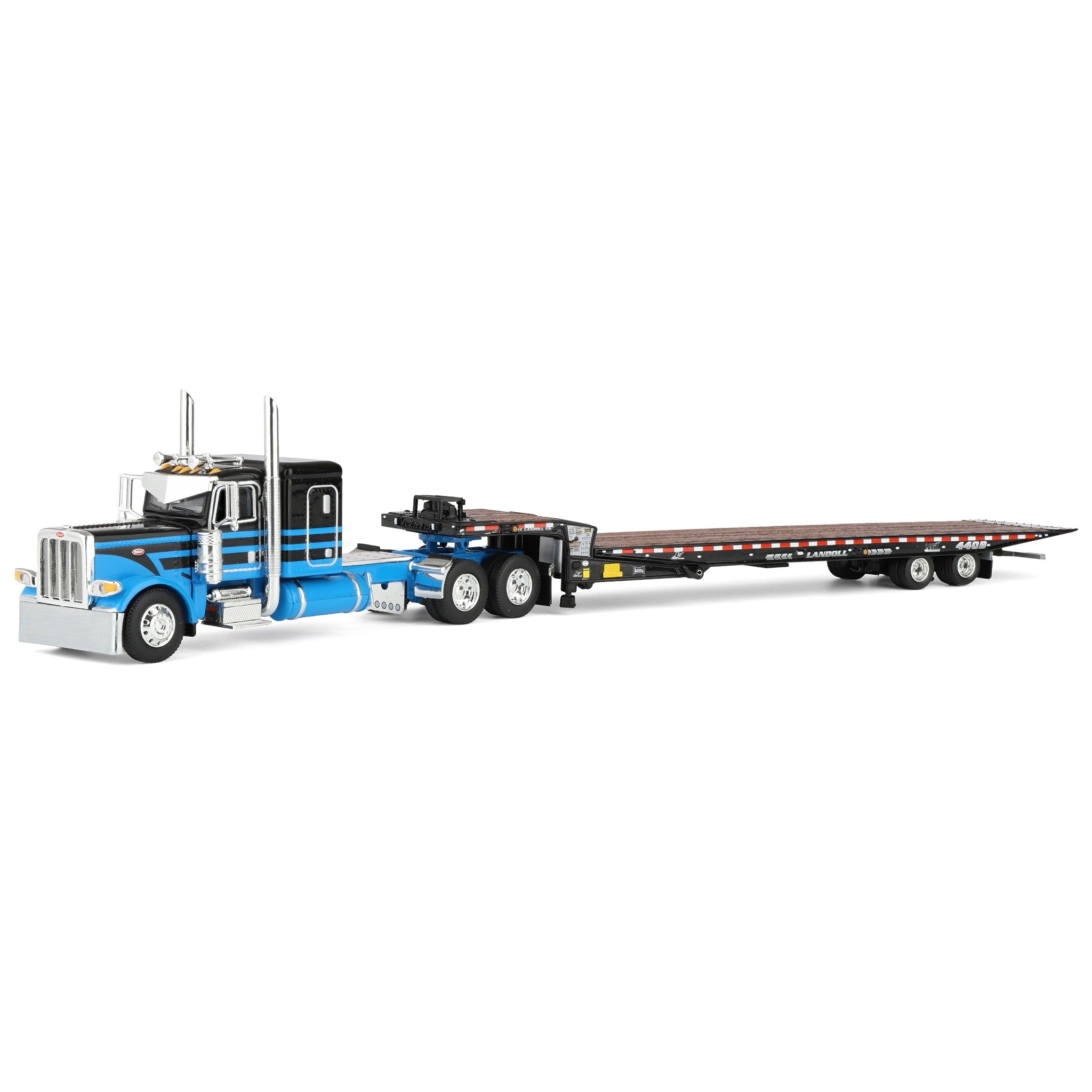 60-2190 DCP 1/64 Peterbilt 389 Semi Truck with Landoll 440B-50CA