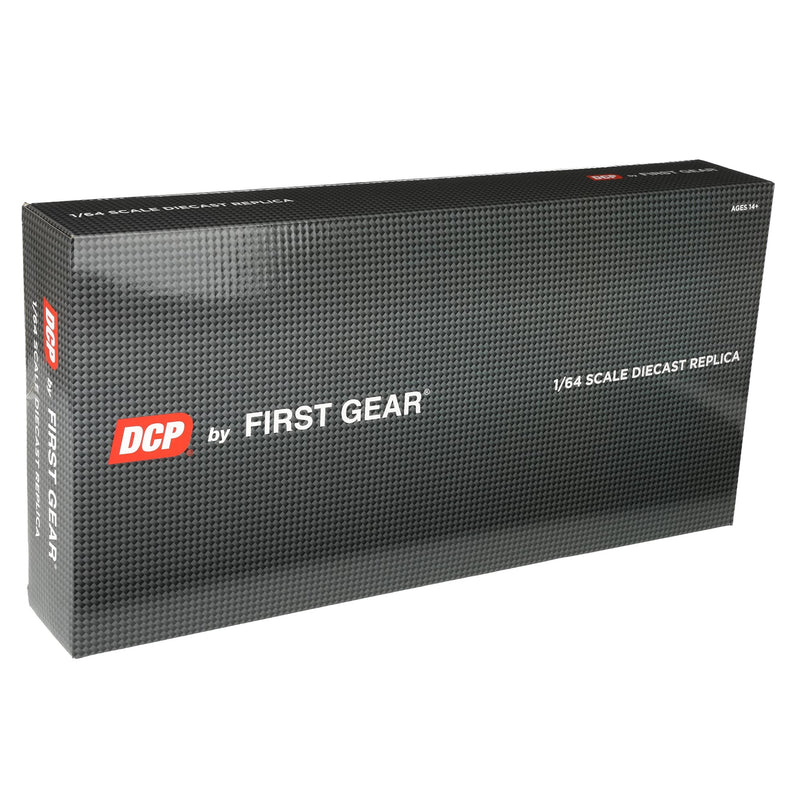 1/64 Set of 2 Peterbilt 379 Semi Trucks (Red & White) with 3 Pup Trailers & 2 Dollies, DCP by First Gear