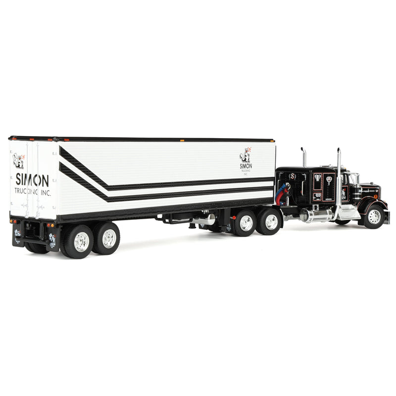 1/64 Kenworth W900A with 40ft Vintage Reefer Trailer, Dick Simon Trucking, DCP by First Gear Dealer Exclusive