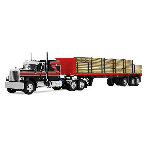 60-2344 DCP 1/64 GMC General Semi Truck with 48ft Utility Flatbed