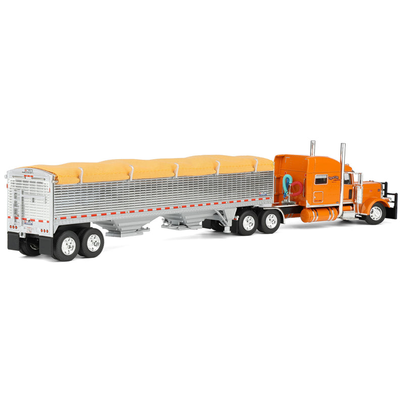 1/64 Peterbilt 389 with 43ft Wilson Pacesetter Grain Trailer, Tri-State Commodities, DCP by First Gear