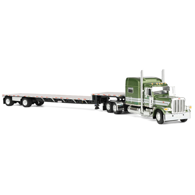 1/64 Peterbilt 389 Semi Truck with Transcraft Step Deck Trailer, Zimmerman Transport LLC, DCP by First Gear