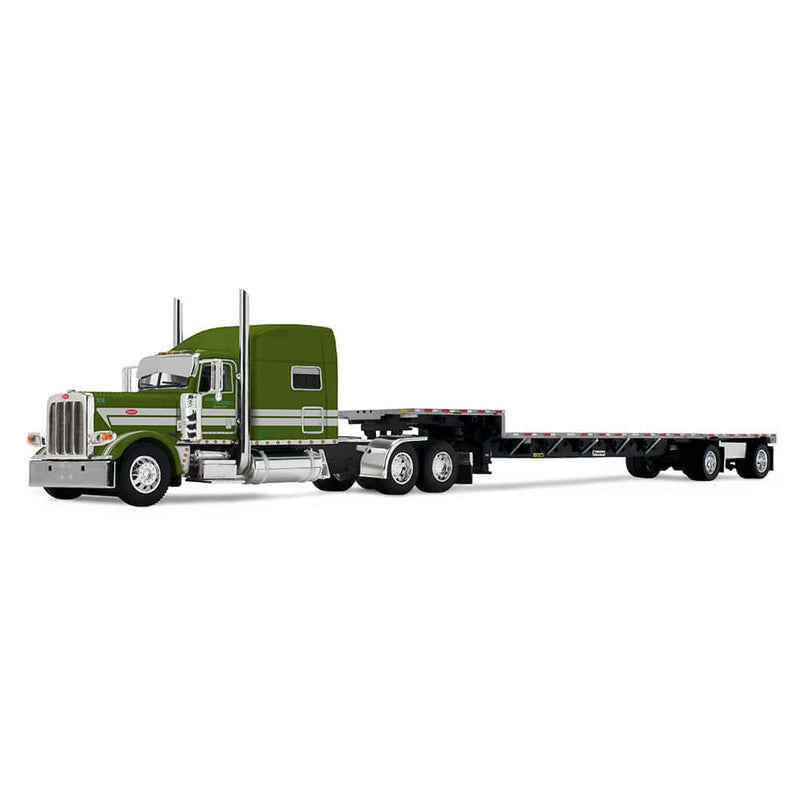 1/64 Peterbilt 389 Semi Truck with Transcraft Step Deck Trailer, Zimmerman Transport LLC, DCP by First Gear