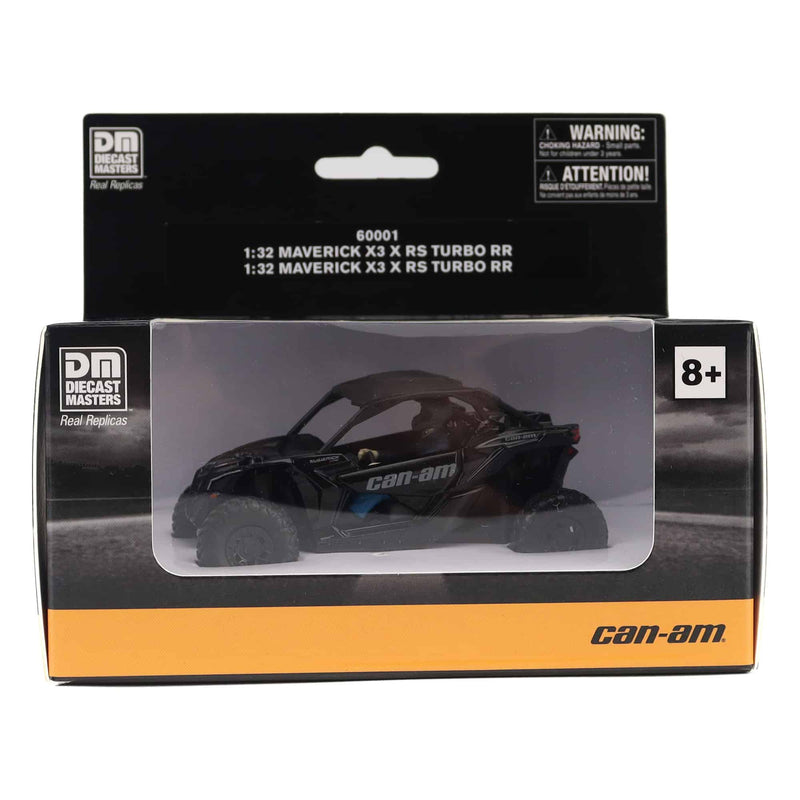 1/32 Can-Am Maverick X3 X rs Turbo RR Triple Black UTV, BRP Replica Series by Diecast Masters