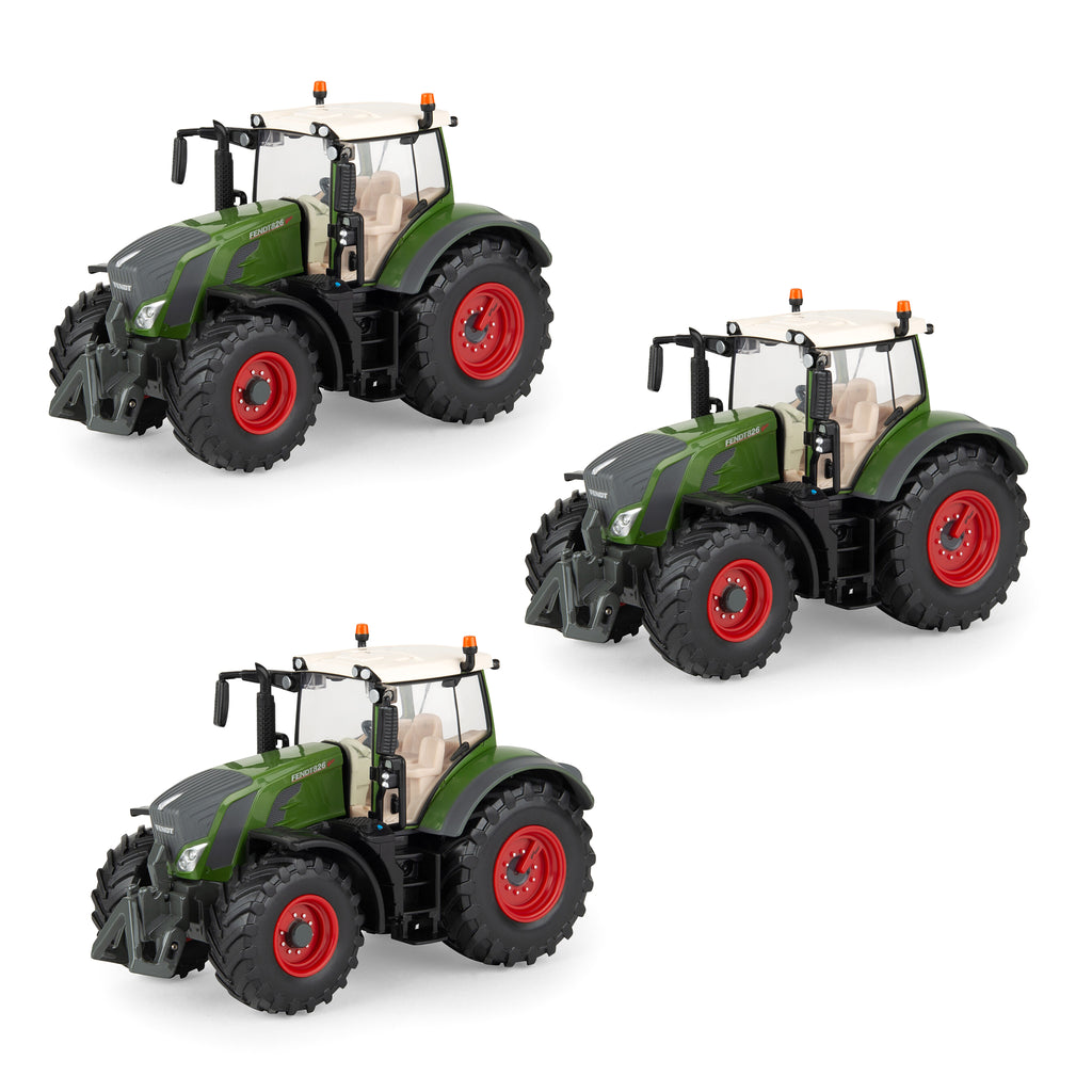 Sealed Case of 3 ~ 1/32 Fendt 826 Vario MFWD Tractor, ERTL
