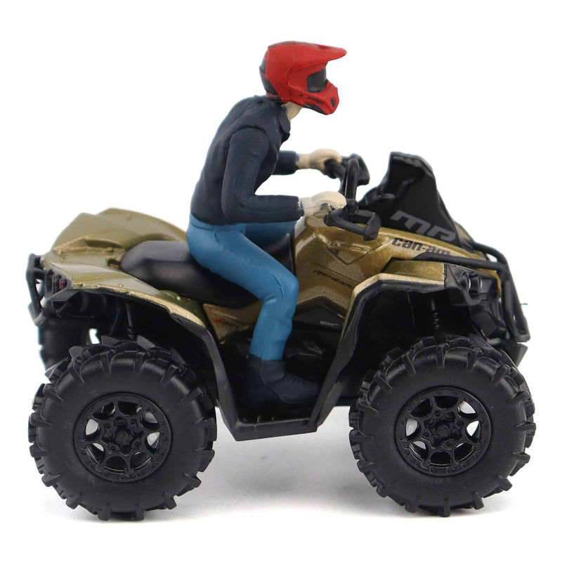 1/32 Can-Am Renegade X MR 1000R ATV, BRP Replica Series by Diecast Masters, Liquid Titanium & Magma Red
