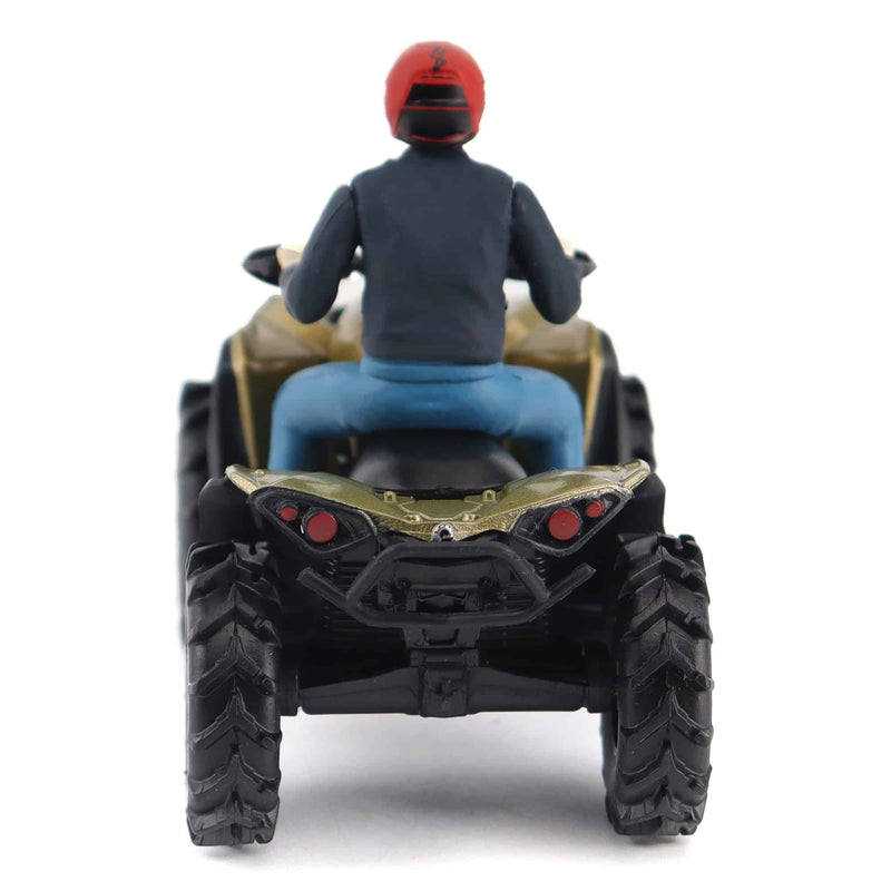 1/32 Can-Am Renegade X MR 1000R ATV, BRP Replica Series by Diecast Masters, Liquid Titanium & Magma Red
