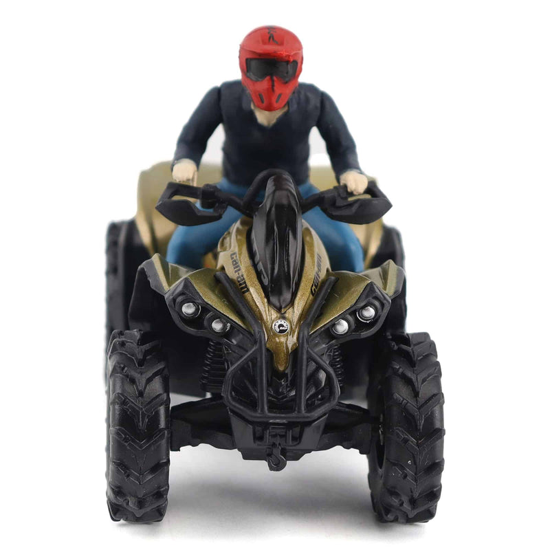 1/32 Can-Am Renegade X MR 1000R ATV, BRP Replica Series by Diecast Masters, Liquid Titanium & Magma Red
