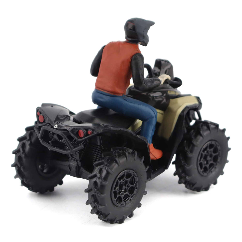 1/32 Can-Am Renegade X MR 1000R ATV, BRP Replica Series by Diecast Masters, Desert Tan & Carbon Black