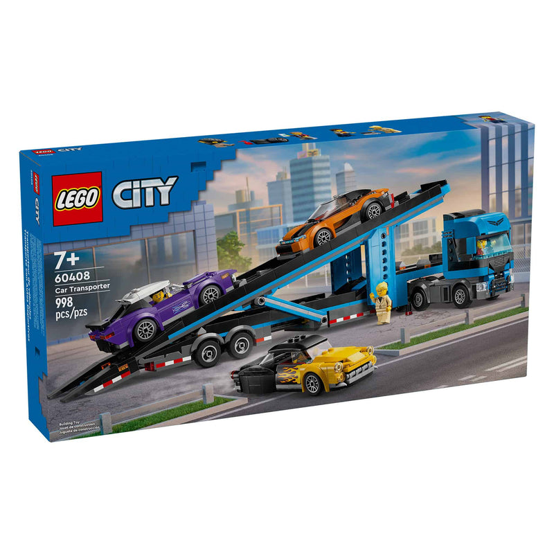 LEGO® City Car Transporter Truck with Sports Car, 998 Pieces