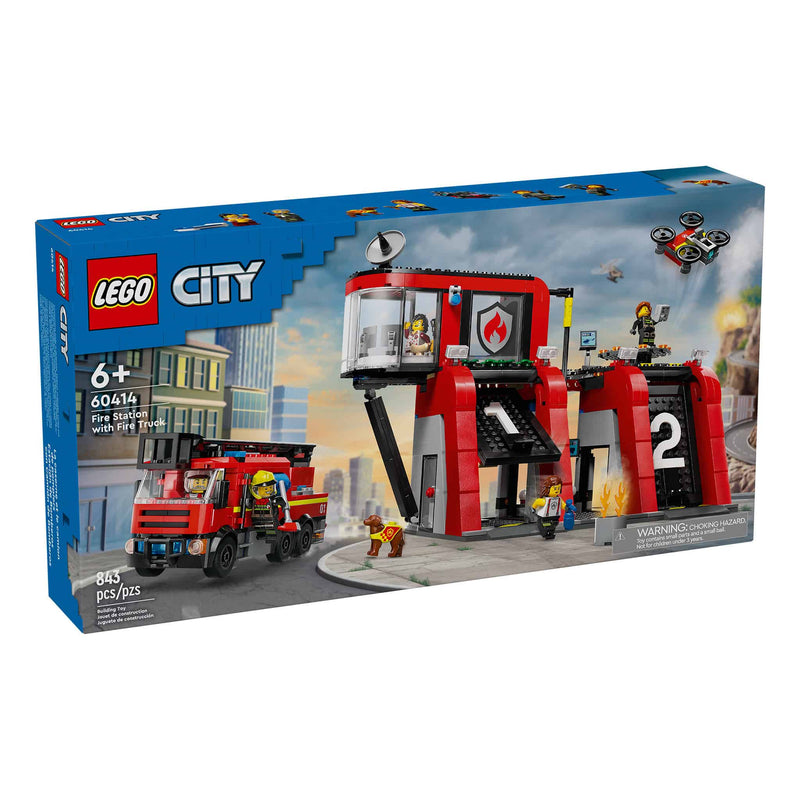LEGO® City Fire Station, 843 Pieces
