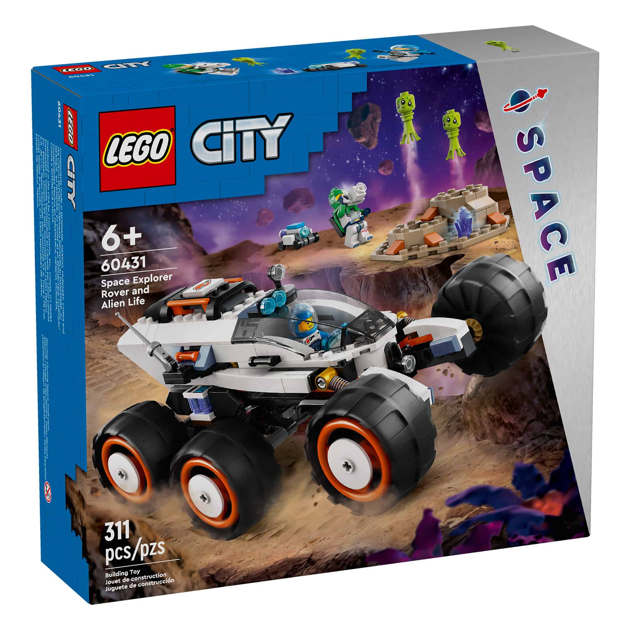 LEGO® City Space Explorer Rover & Alien Life, 311 Pieces — Outback