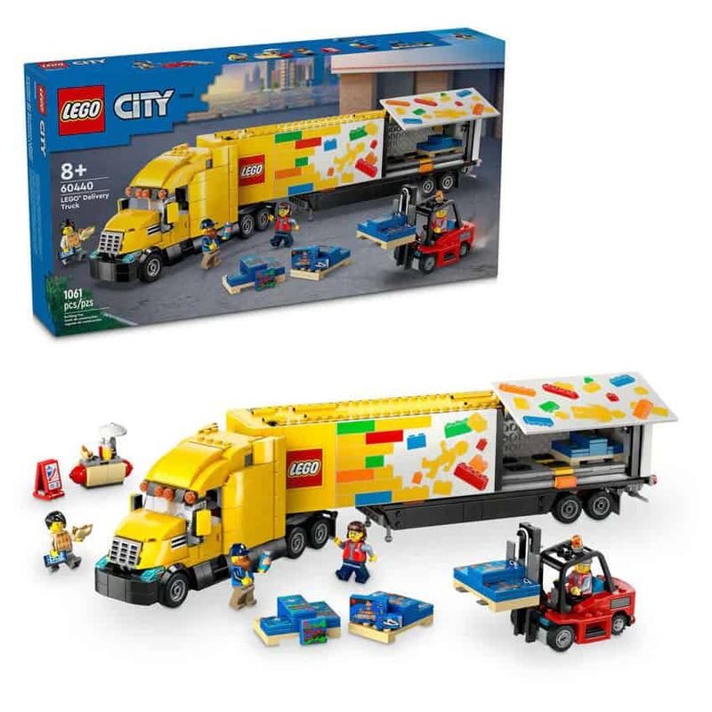 LEGO® City Yellow Delivery Truck, 1,061 Pieces