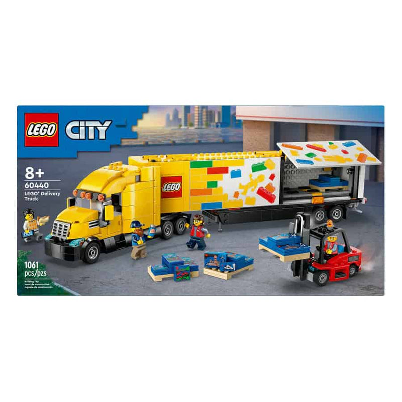 LEGO® City Yellow Delivery Truck, 1,061 Pieces