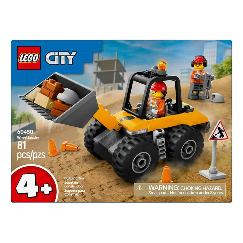 LEGO® City Yellow Construction Wheel Loader, 81 Pieces