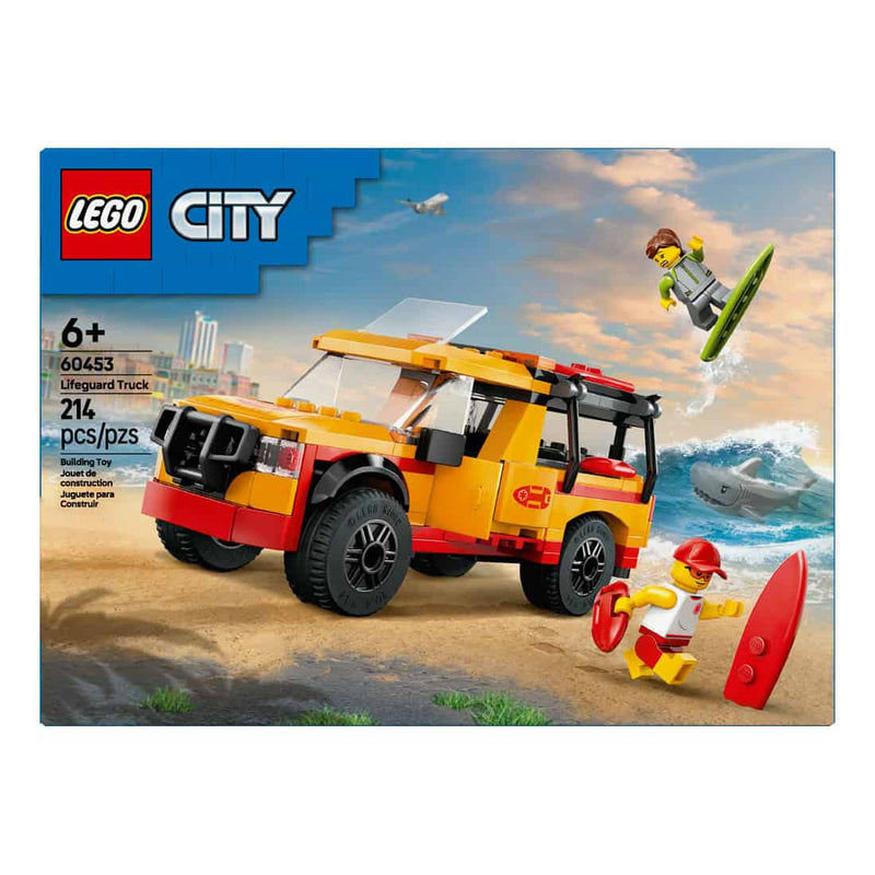 LEGO® City Lifeguard Beach Rescue Truck, 214 Pieces