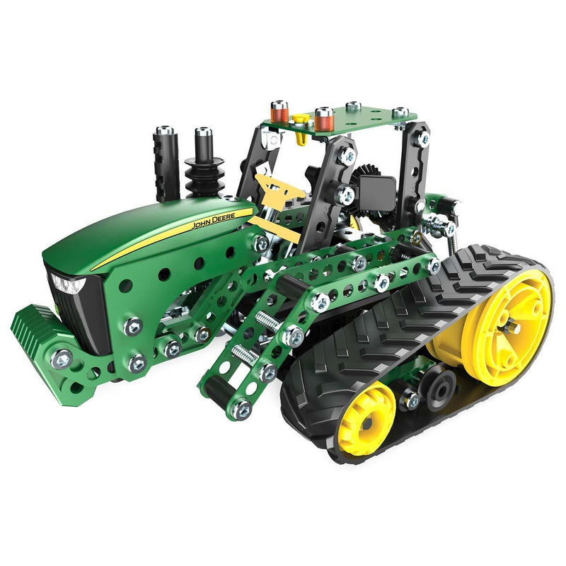 Erector 278 Piece Set, John Deere 9RT Tractor Model Building Kit by Meccano