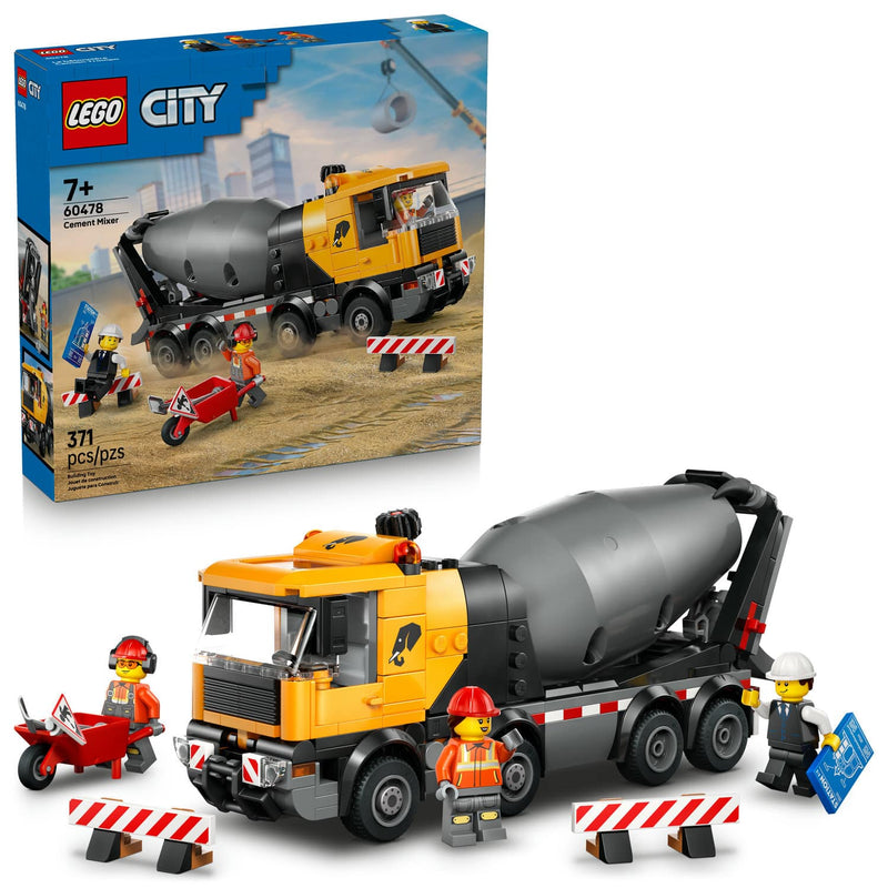 LEGO® City Cement Mixer Building Sets, 793 Pieces
