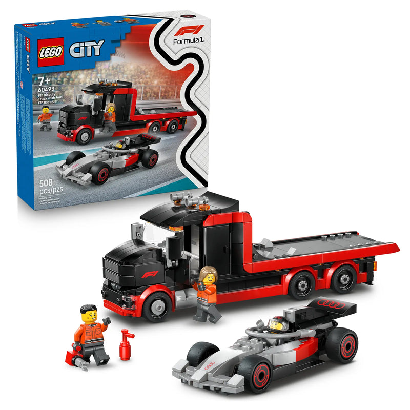 LEGO® City F1® Display Truck with Audi F1® Racecar, 508 Pieces