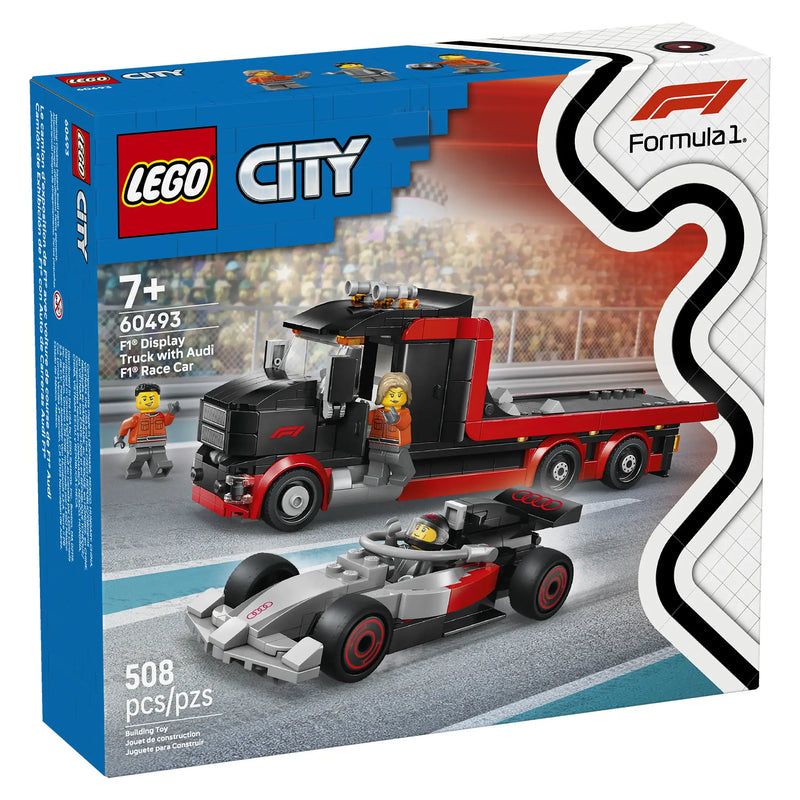 LEGO® City F1® Display Truck with Audi F1® Racecar, 508 Pieces