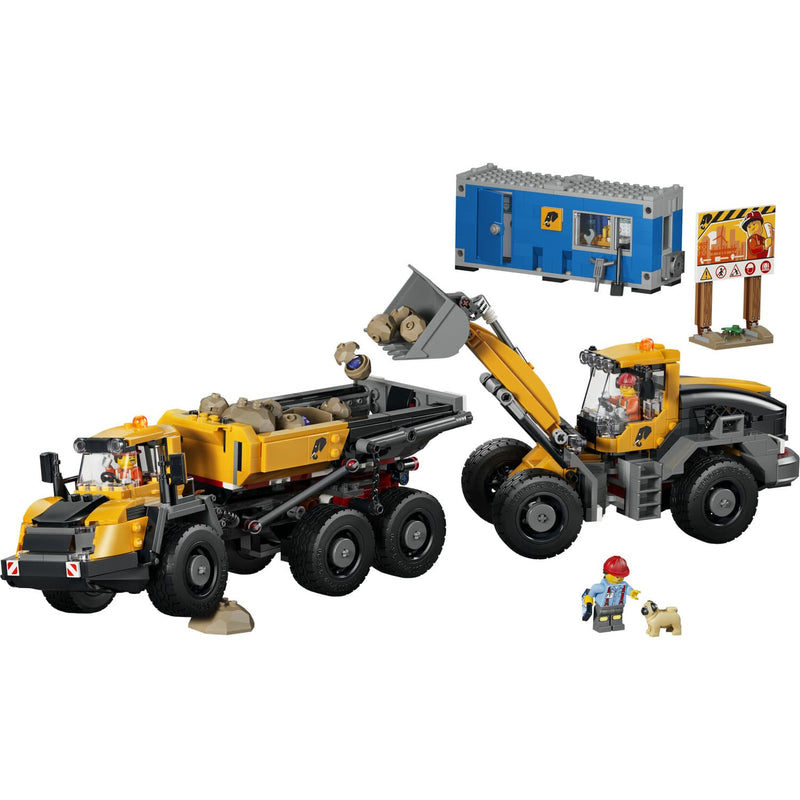 LEGO® City Dump Truck & Front End Loader Construction Building Set, 1132 Pieces